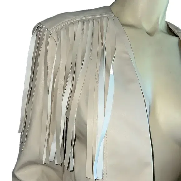 Lovers + Friends Cropped Y2K Western Fringe Festival Jacket . Size Medium. - Picture 5 of 8